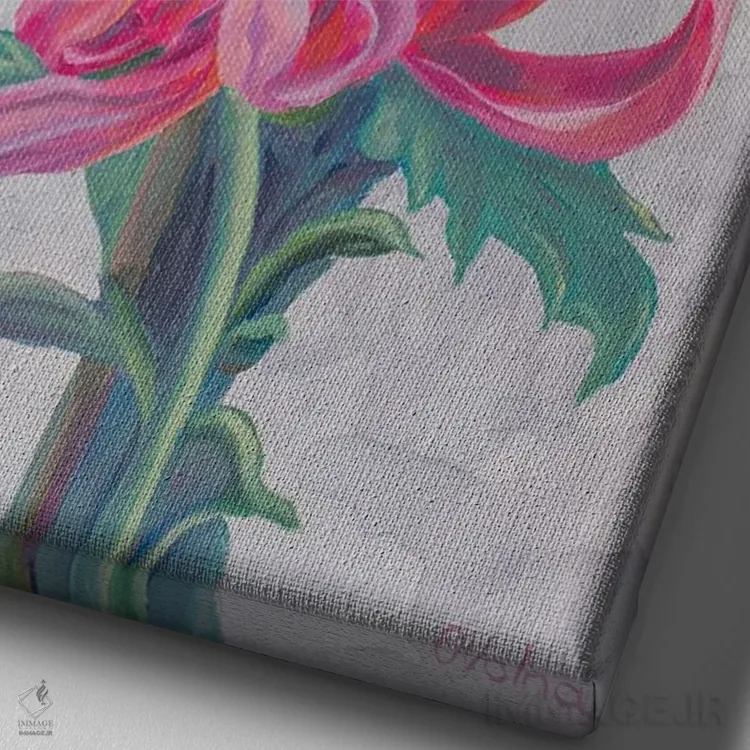 تابلو دکوراتیو کوکب ها اثر الگا ولنا - نمای نزدیک بافت بوم