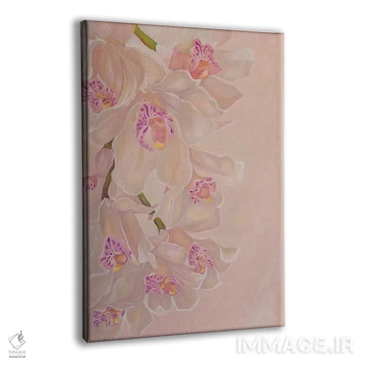 تابلو دکوراتیو ارکیده های لطیف اثر الگا ولنا - نمای پرسپکتیو محصول