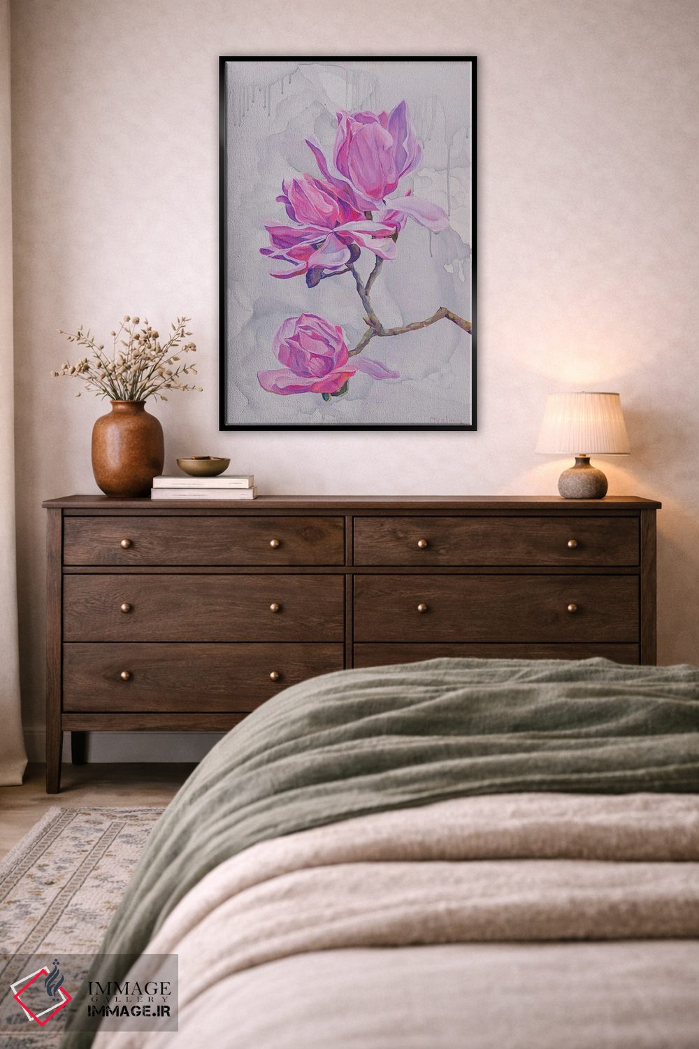 تابلو دکوراتیو ماگنولیاها اثر الگا ولنا - D5B