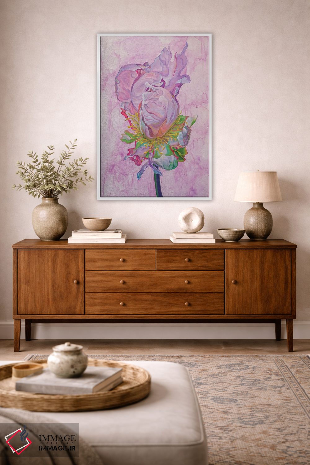 تابلو دکوراتیو اشتیاق اثر الگا ولنا - D1W