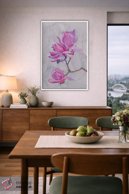تابلو دکوراتیو ماگنولیاها اثر الگا ولنا - D6W