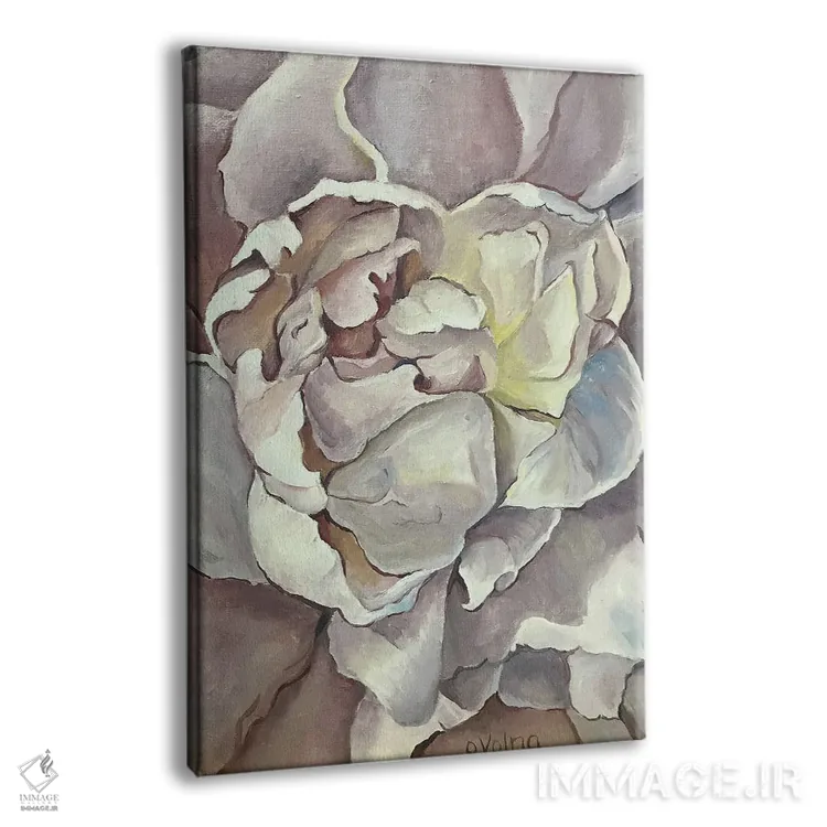 تابلو دکوراتیو قلب صدبرگ ۲ اثر الگا ولنا - نمای پرسپکتیو محصول