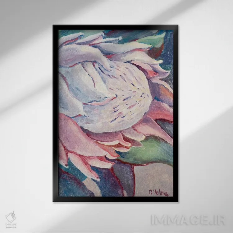 تابلو دکوراتیو پروتئا اثر الگا ولنا - نمای قابدار مشکی