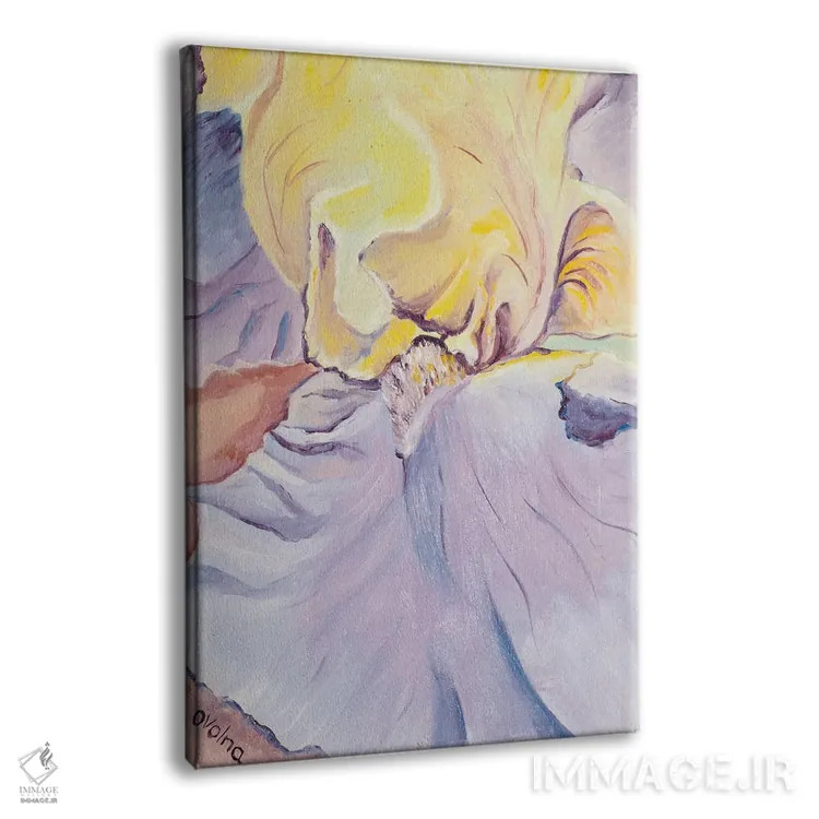 تابلو دکوراتیو زنبق زرد اثر الگا ولنا - نمای پرسپکتیو محصول