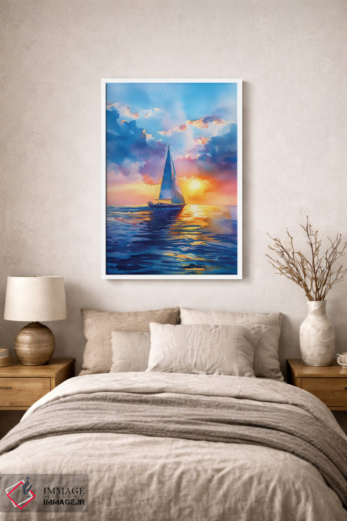 تابلو دکوراتیو بندر جادویی اثر الگا ولنا - D1W