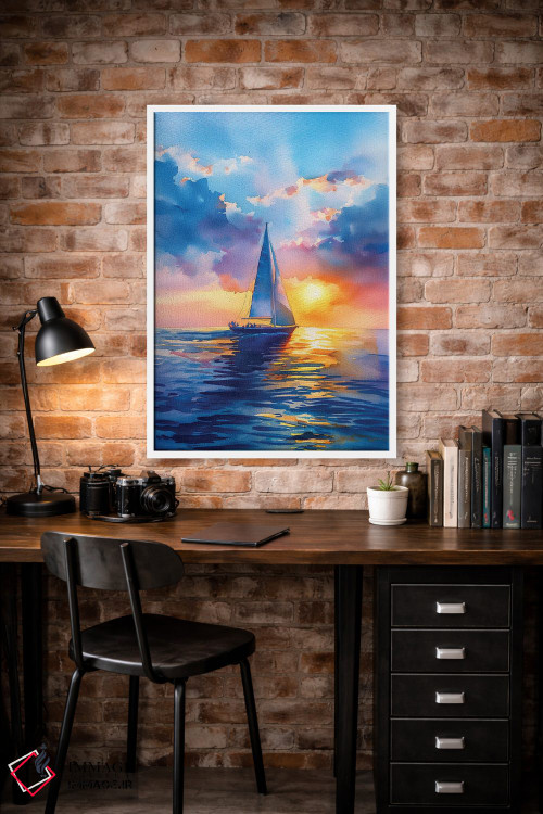 تابلو دکوراتیو بندر جادویی اثر الگا ولنا - D3W