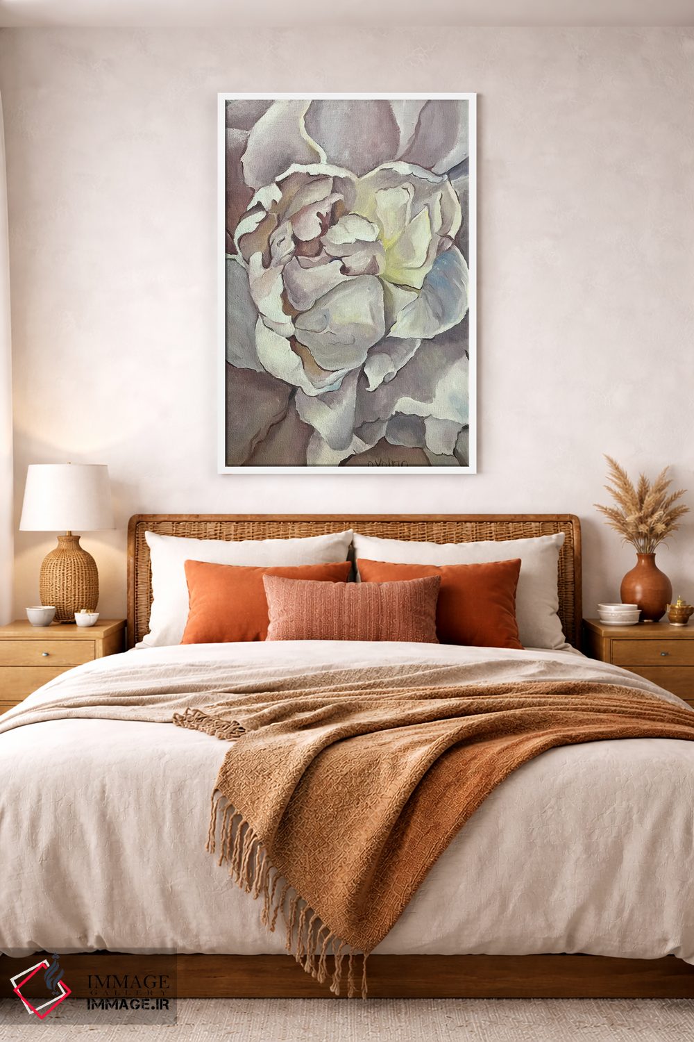 تابلو دکوراتیو قلب صدبرگ ۲ اثر الگا ولنا - D3W