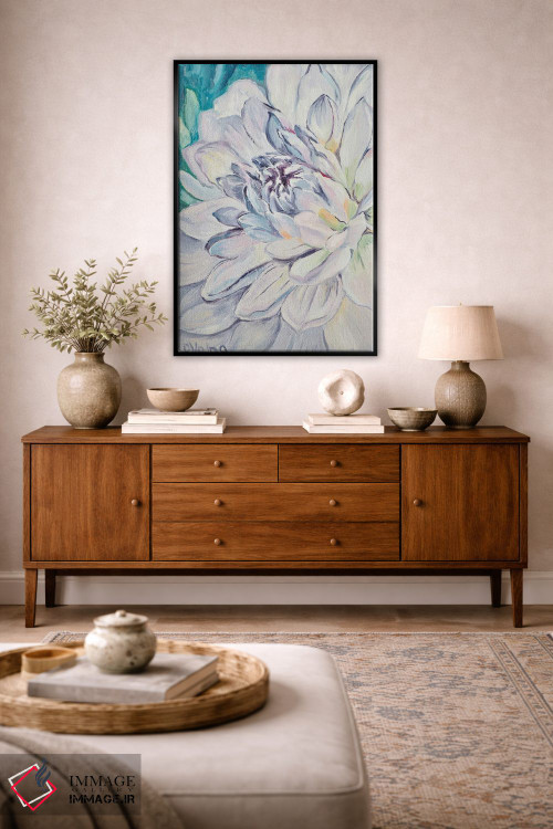 تابلو دکوراتیو کوکب بنفش اثر الگا ولنا - D3B