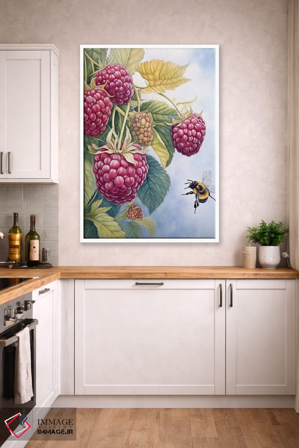 تابلو دکوراتیو تمشک اثر الگا ولنا - D4W