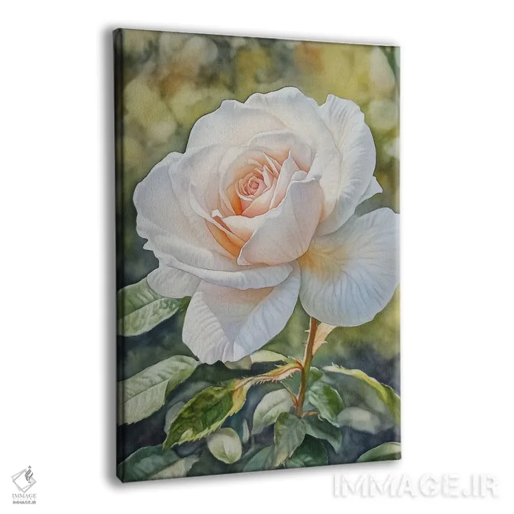 تابلو دکوراتیو رز باغچه ای اثر الگا ولنا - نمای پرسپکتیو محصول