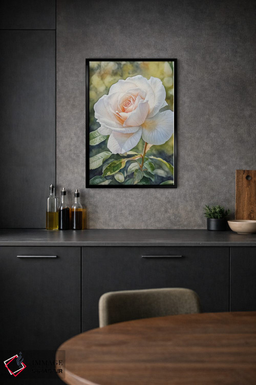 تابلو دکوراتیو رز باغچه ای اثر الگا ولنا - D2B