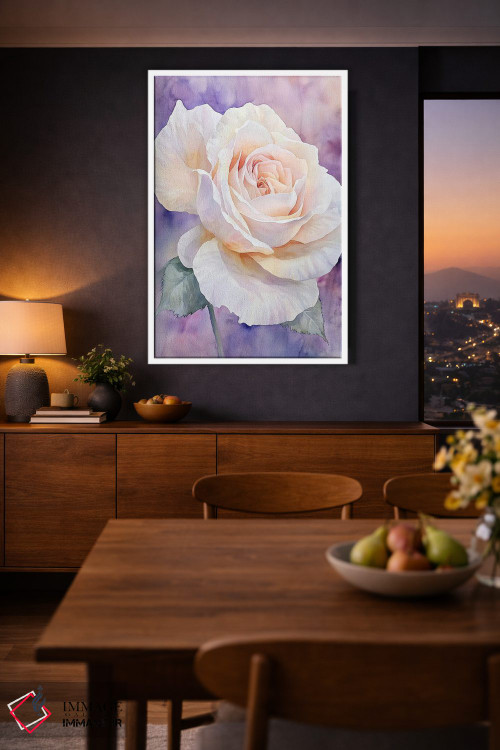 تابلو دکوراتیو رز لطیف III اثر الگا ولنا - D3W