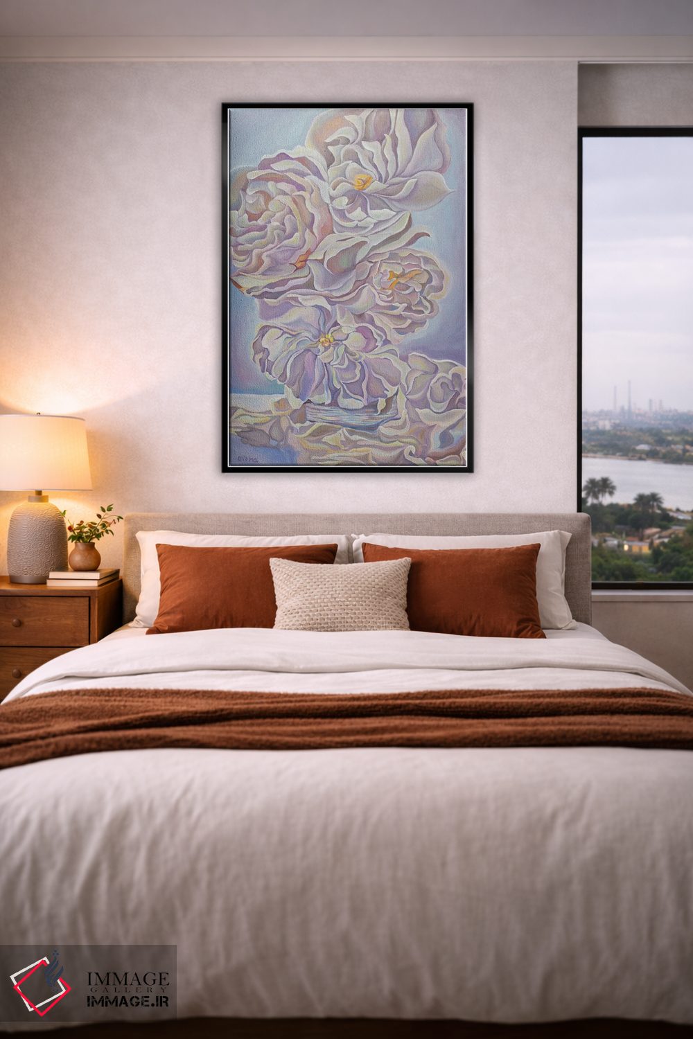 تابلو دکوراتیو عصر مرواریدی اثر الگا ولنا - D4B