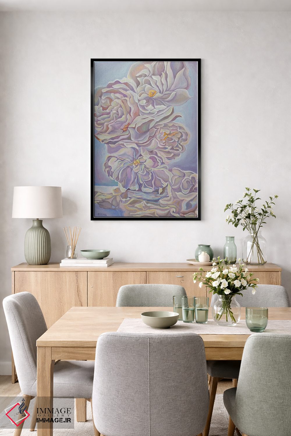 تابلو دکوراتیو عصر مرواریدی اثر الگا ولنا - D6B