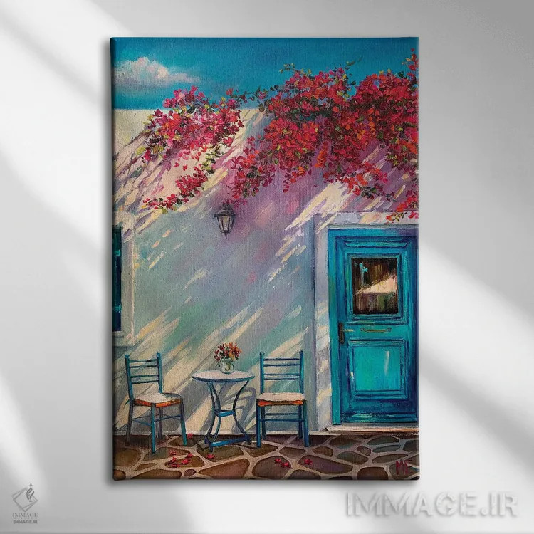 تابلو دکوراتیو در به سوی آینده اثر اولنا هونتار - نمای روبهرو روی دیوار