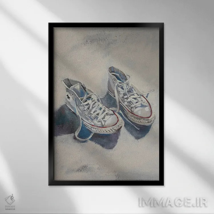 تابلو دکوراتیو روح خیابان ها اثر اولسیا ایزمایلووا - نمای قابدار مشکی