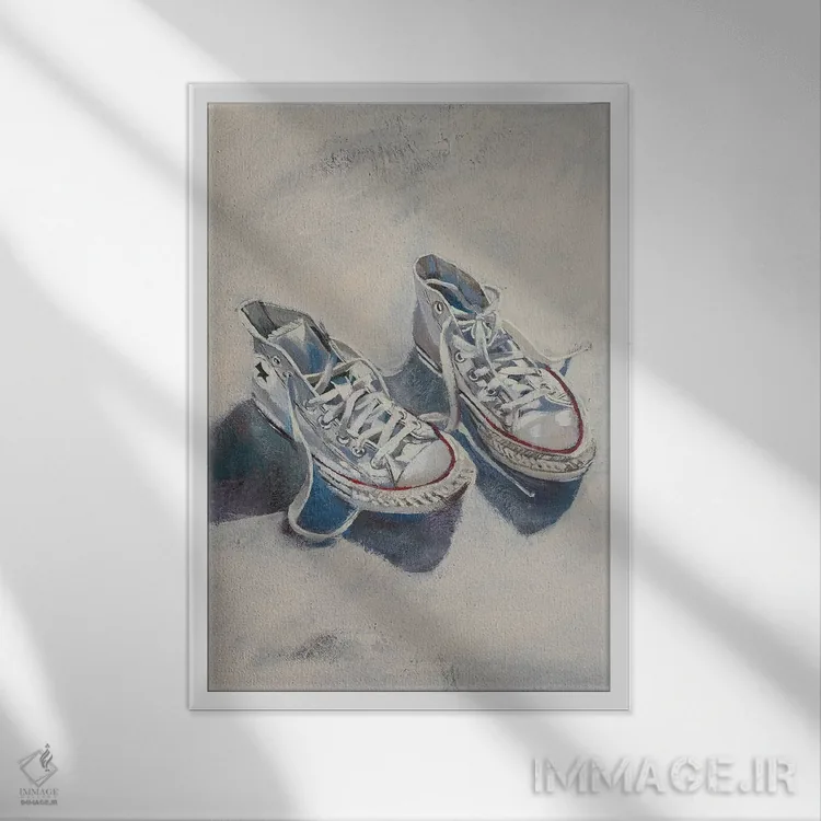 تابلو دکوراتیو روح خیابان ها اثر اولسیا ایزمایلووا - نمای قابدار سفید