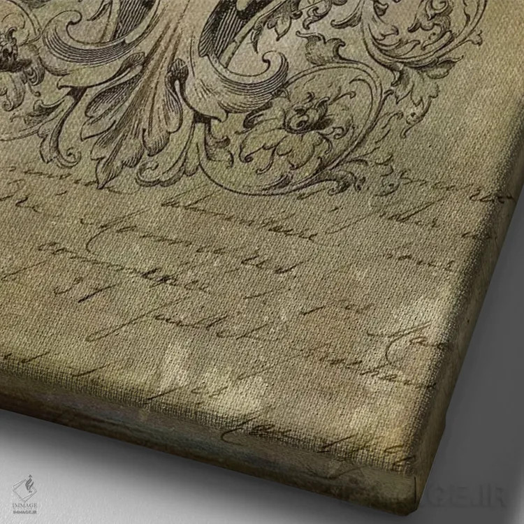 تابلو دکوراتیو پاریس کلاسیک II اثر اولیور جفریز - نمای نزدیک بافت بوم