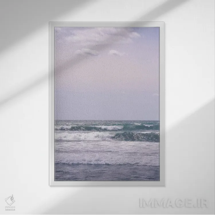 تابلو دکوراتیو نفس بکش اثر اولیویا جوی سنت کلر - نمای قابدار سفید