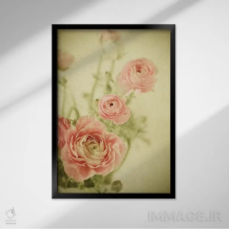 تابلو دکوراتیو کمی رمانتیک اثر اولیویا جوی سنت کلر - نمای قابدار مشکی