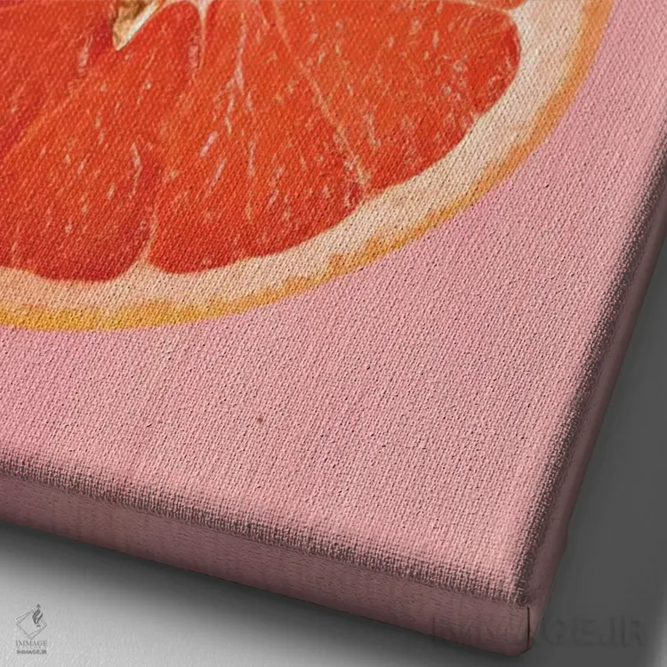 تابلو مینیمال مرکبات II اثر اولیویا جوی سنت کلر - نمای نزدیک بافت بوم