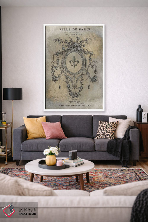تابلو مدرن شهر پاریس اثر اولیور جفریز - D1W