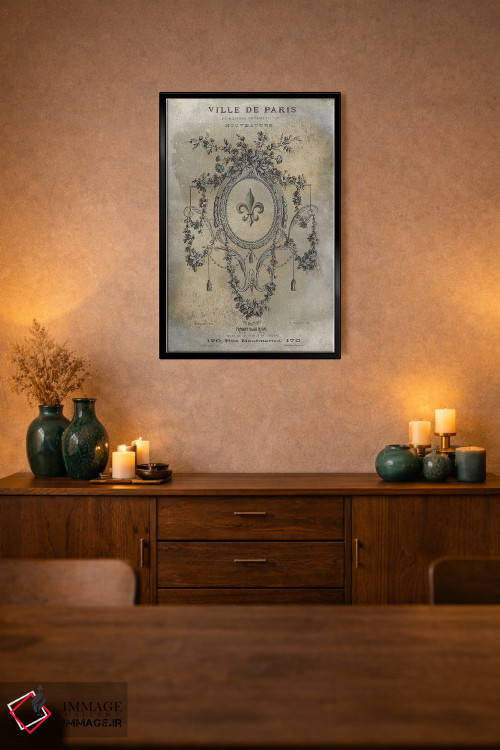تابلو مدرن شهر پاریس اثر اولیور جفریز - D2B
