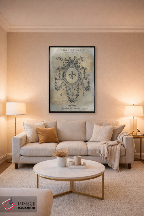 تابلو مدرن شهر پاریس اثر اولیور جفریز - D4B