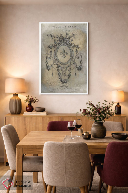 تابلو مدرن شهر پاریس اثر اولیور جفریز - D5W
