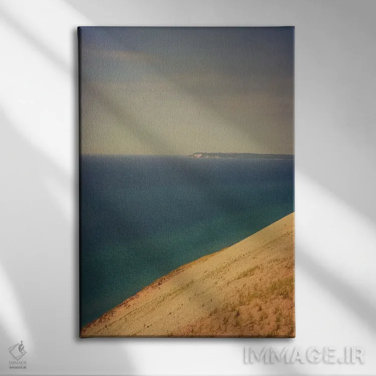 تابلو دکوراتیو تل ماسه اثر اولیویا جوی سنت کلر - نمای روبهرو روی دیوار