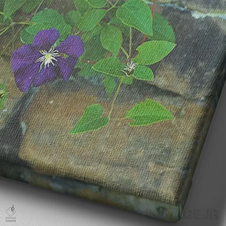 تابلو دکوراتیو متین اثر اولیویا جوی سنت کلر - نمای نزدیک بافت بوم