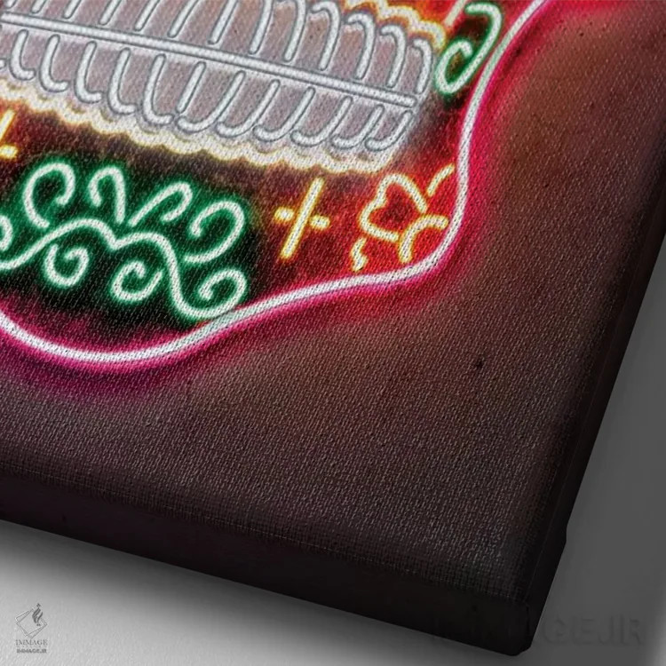 تابلو دکوراتیو عشق در حال محو شدن اثر اولیویا جوی سنت کلر - نمای نزدیک بافت بوم