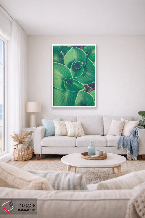 تابلو دکوراتیو برگ های نوظهور اثر اولیویا جوی سنت کلر - D1W