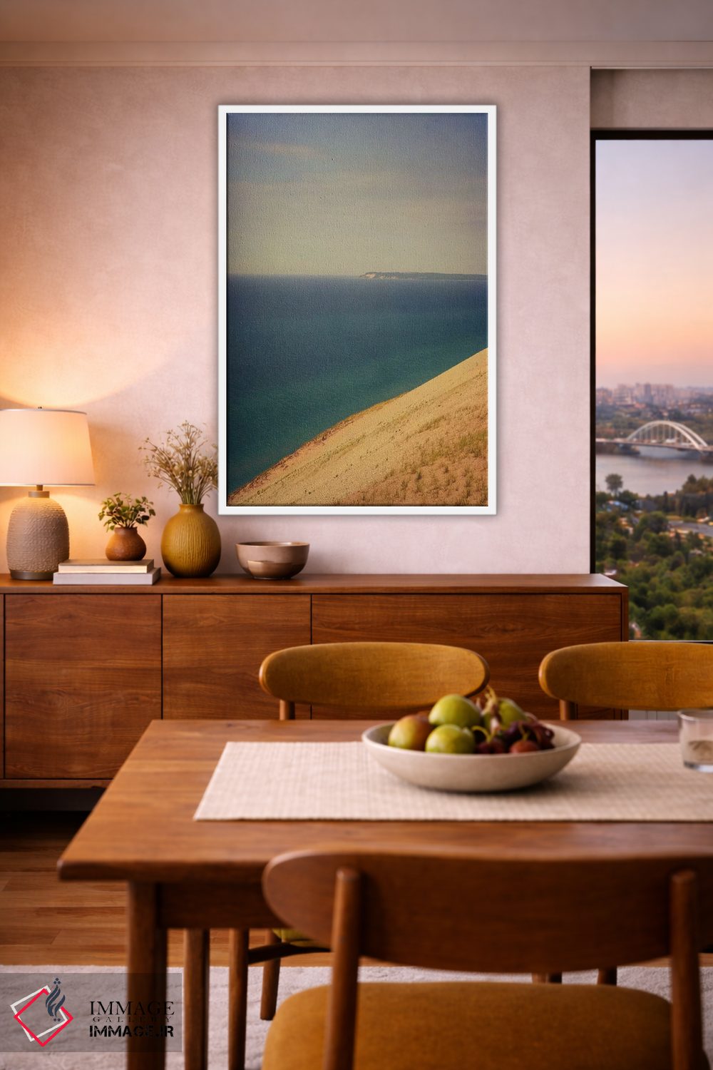 تابلو دکوراتیو تل ماسه اثر اولیویا جوی سنت کلر - D5W