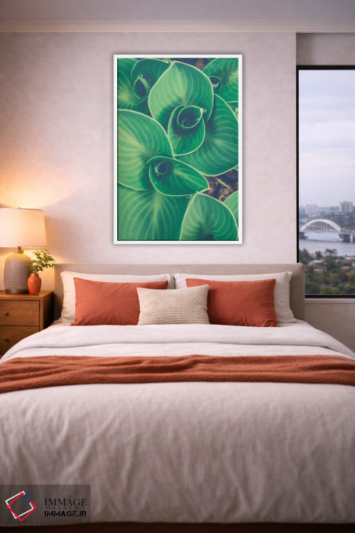 تابلو دکوراتیو برگ های نوظهور اثر اولیویا جوی سنت کلر - D3W