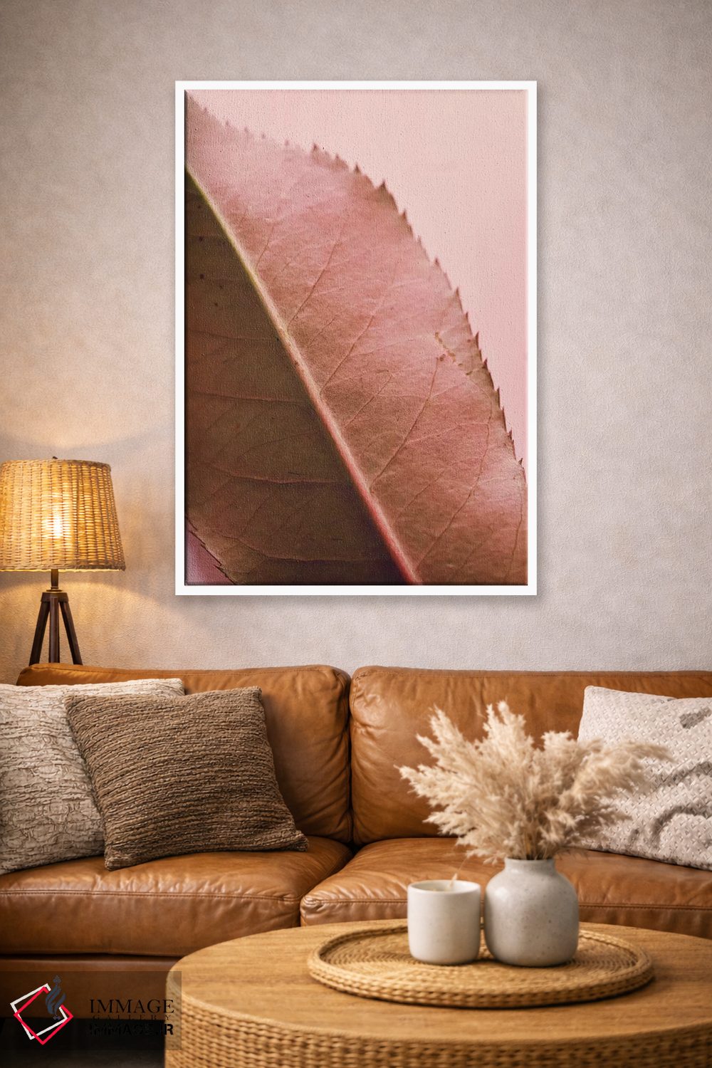 تابلو دکوراتیو برگ و شاخ II اثر اولیویا جوی سنت کلر - D2W