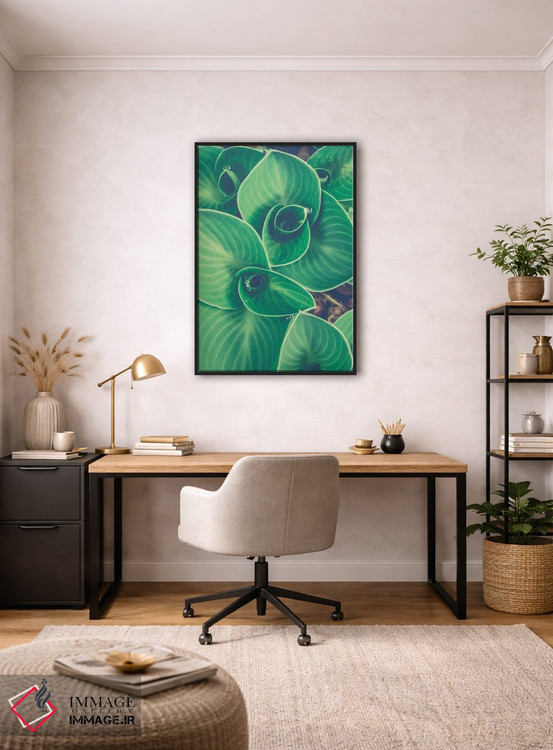 تابلو دکوراتیو برگ های نوظهور اثر اولیویا جوی سنت کلر - D4B