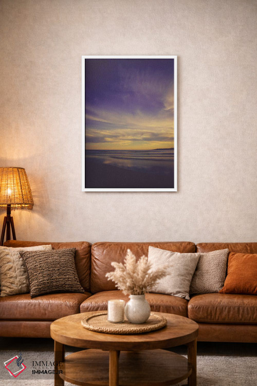 تابلو دکوراتیو غروب در ساحل II اثر اولیویا جوی سنت کلر - D1W