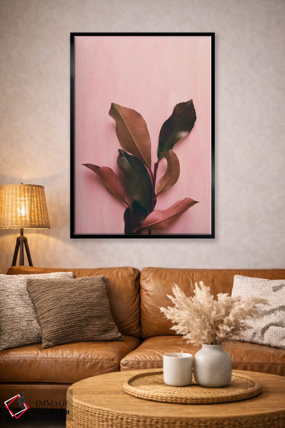 تابلو دکوراتیو برگ و شاخ I اثر اولیویا جوی سنت کلر - D4B