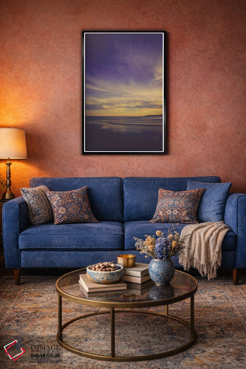 تابلو دکوراتیو غروب در ساحل II اثر اولیویا جوی سنت کلر - D3B