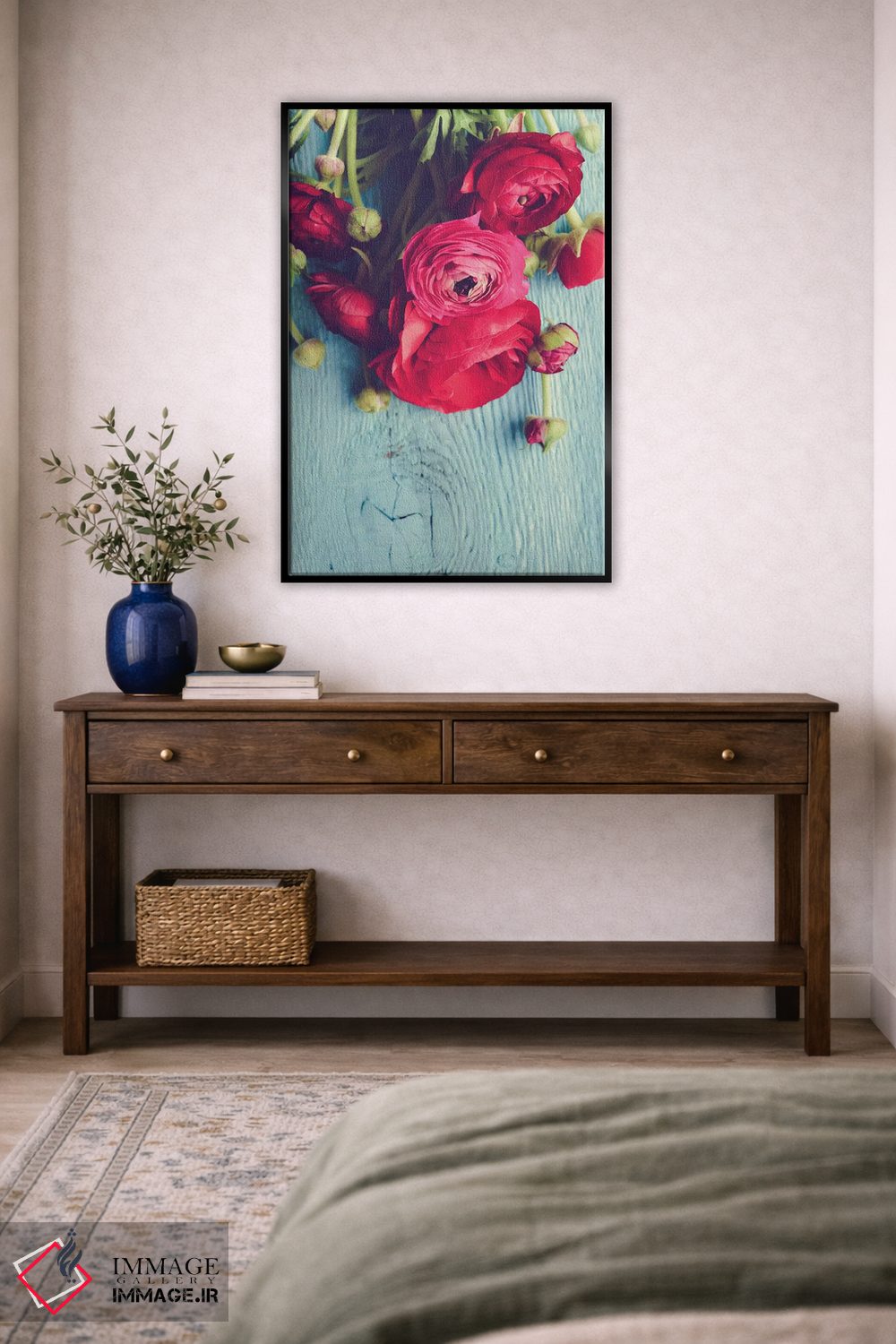 تابلو دکوراتیو گل اثر اولیویا جوی سنت کلر - D5B