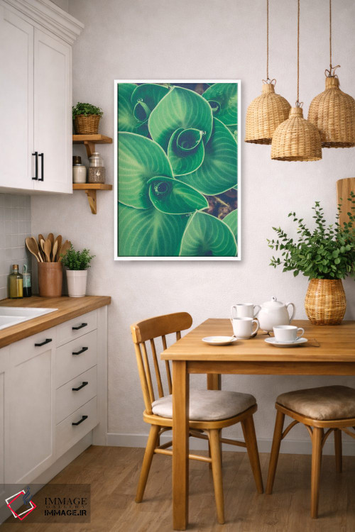 تابلو دکوراتیو برگ های نوظهور اثر اولیویا جوی سنت کلر - D6W