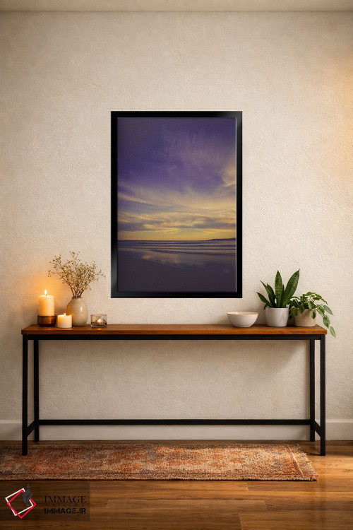 تابلو دکوراتیو غروب در ساحل II اثر اولیویا جوی سنت کلر - D4B