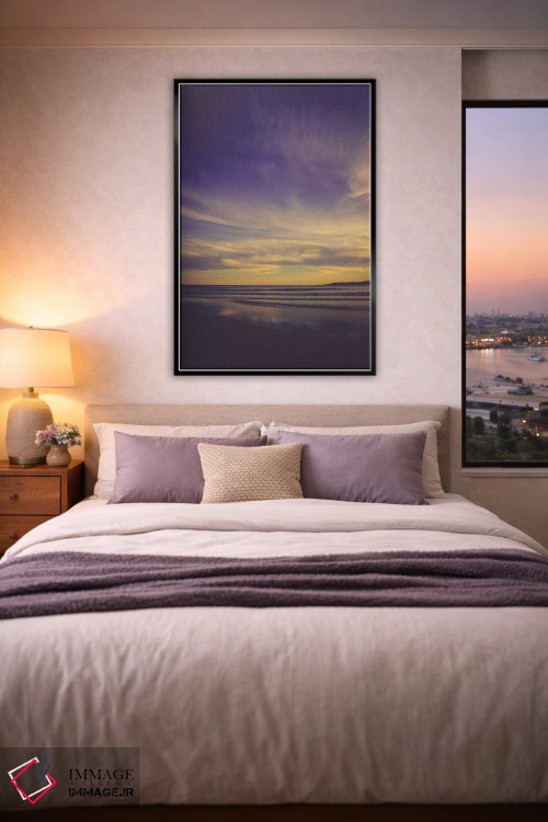 تابلو دکوراتیو غروب در ساحل II اثر اولیویا جوی سنت کلر - D5B