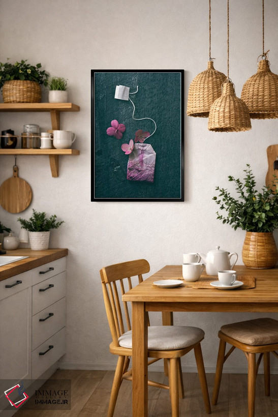 تابلو مینیمال هنر چای III اثر اولیویا جوی سنت کلر - D6B