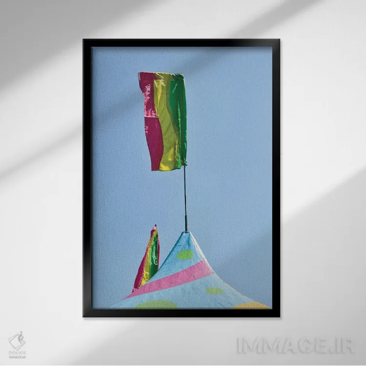 تابلو دکوراتیو کارناوال اثر اولیویا جوی سنت کلر - نمای قابدار مشکی