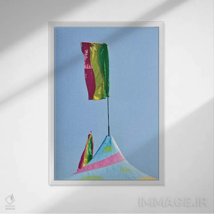 تابلو دکوراتیو کارناوال اثر اولیویا جوی سنت کلر - نمای قابدار سفید