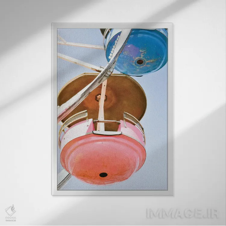 تابلو دکوراتیو فصل تابستان اثر اولیویا جوی سنت کلر - نمای قابدار سفید