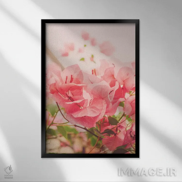 تابلو دکوراتیو صبح آرام در تراس اثر اولیویا جوی سنت کلر - نمای قابدار مشکی