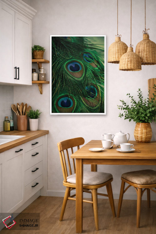 تابلو دکوراتیو درخشان و رنگین تاب اثر اولیویا جوی سنت کلر - D6W